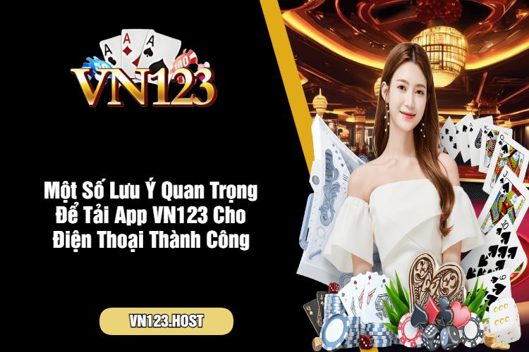 Một Số Lưu Ý Quan Trọng Để Tải App VN123 Cho Điện Thoại Thành Công